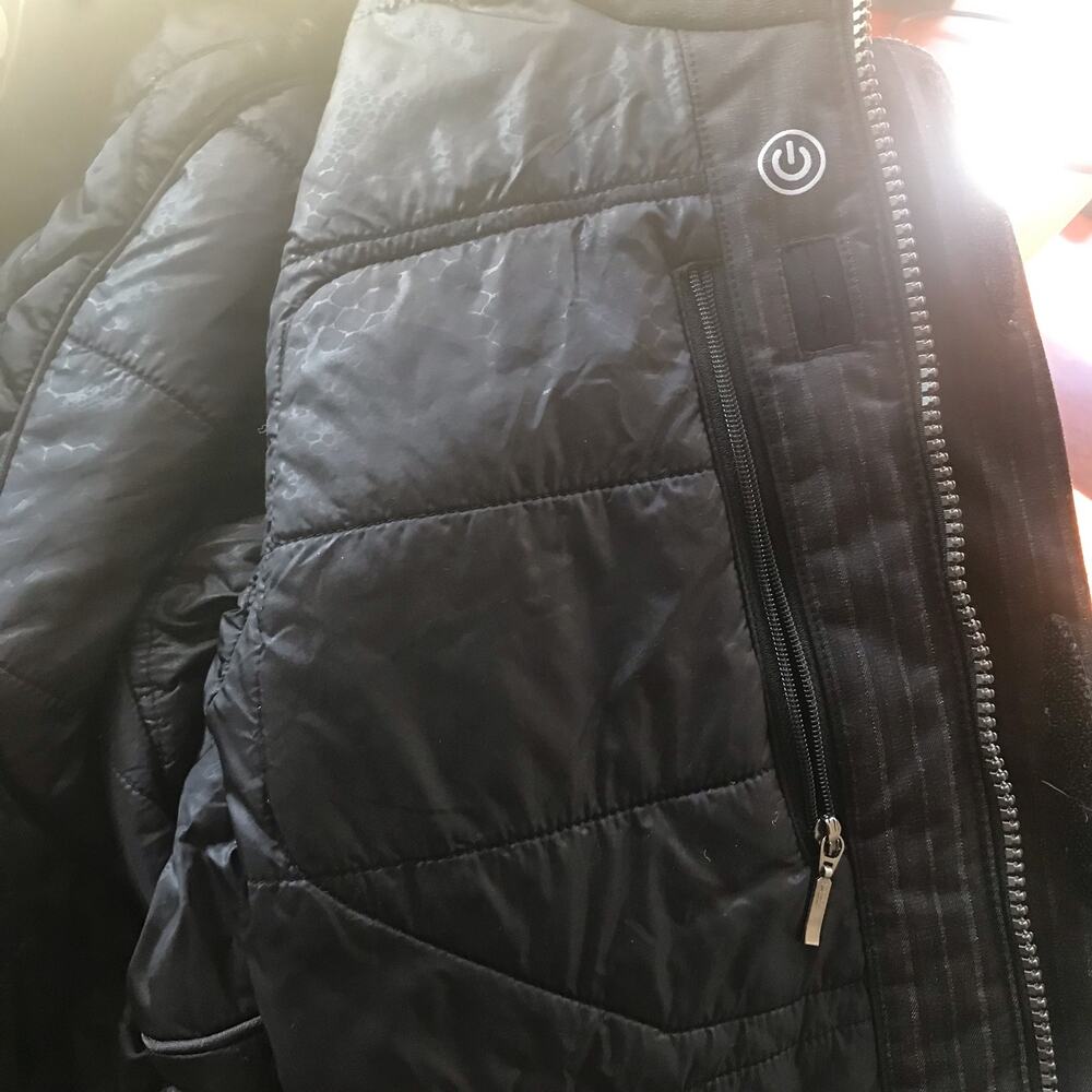 North Face Full Zip Black Winter Quilted Lined Jacket Women's Size Small - Picture 9 of 13